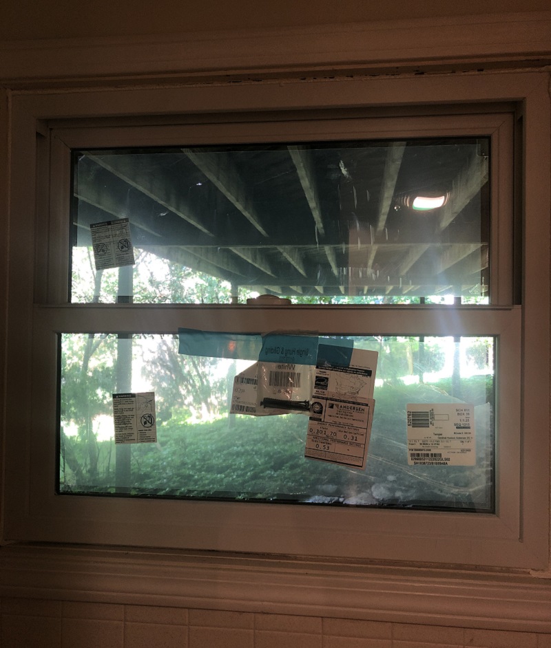 Install new Andersen 100 Series Window